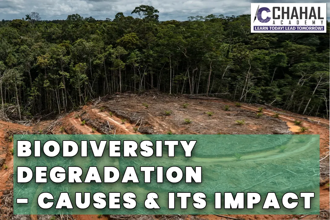BIODIVERSITY DEGRADATION - CAUSES & ITS IMPACT
