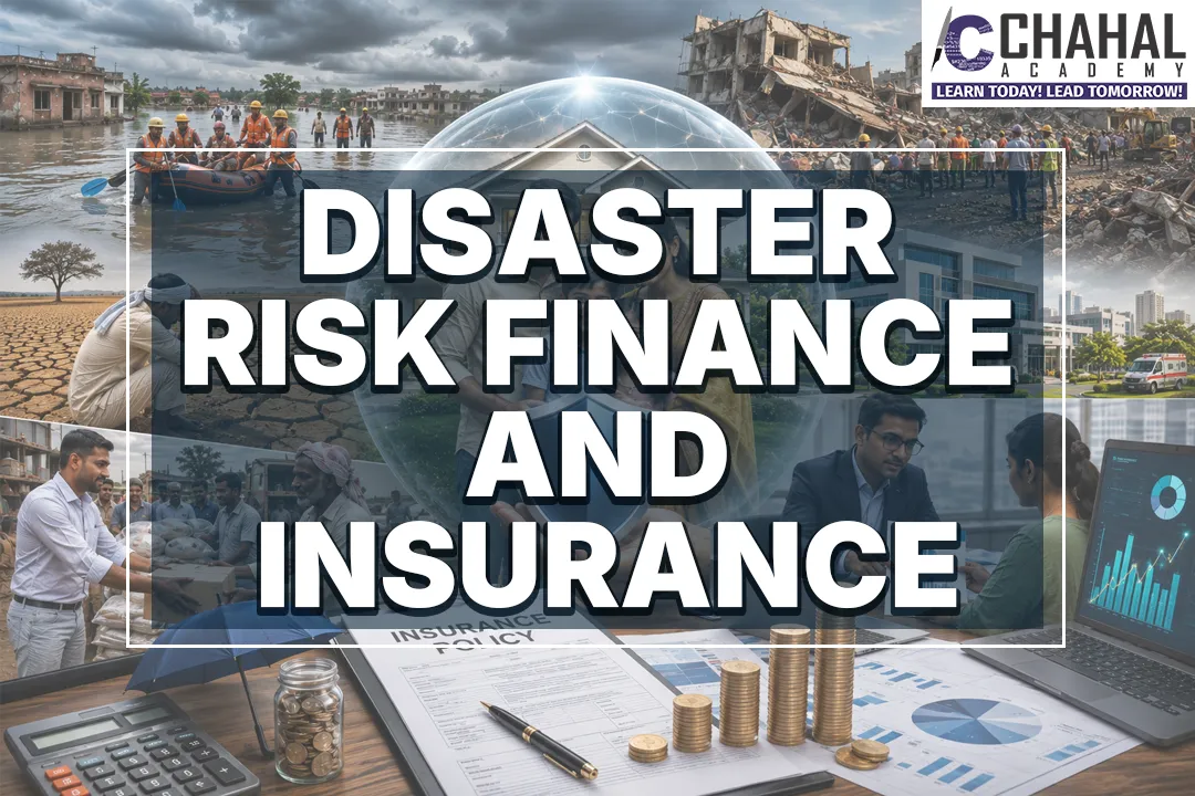 DISASTER RISK FINANCE AND INSURANCE