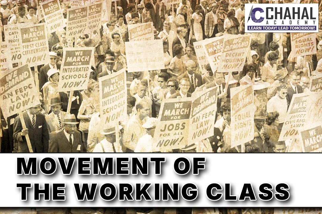 MOVEMENT OF THE WORKING CLASS