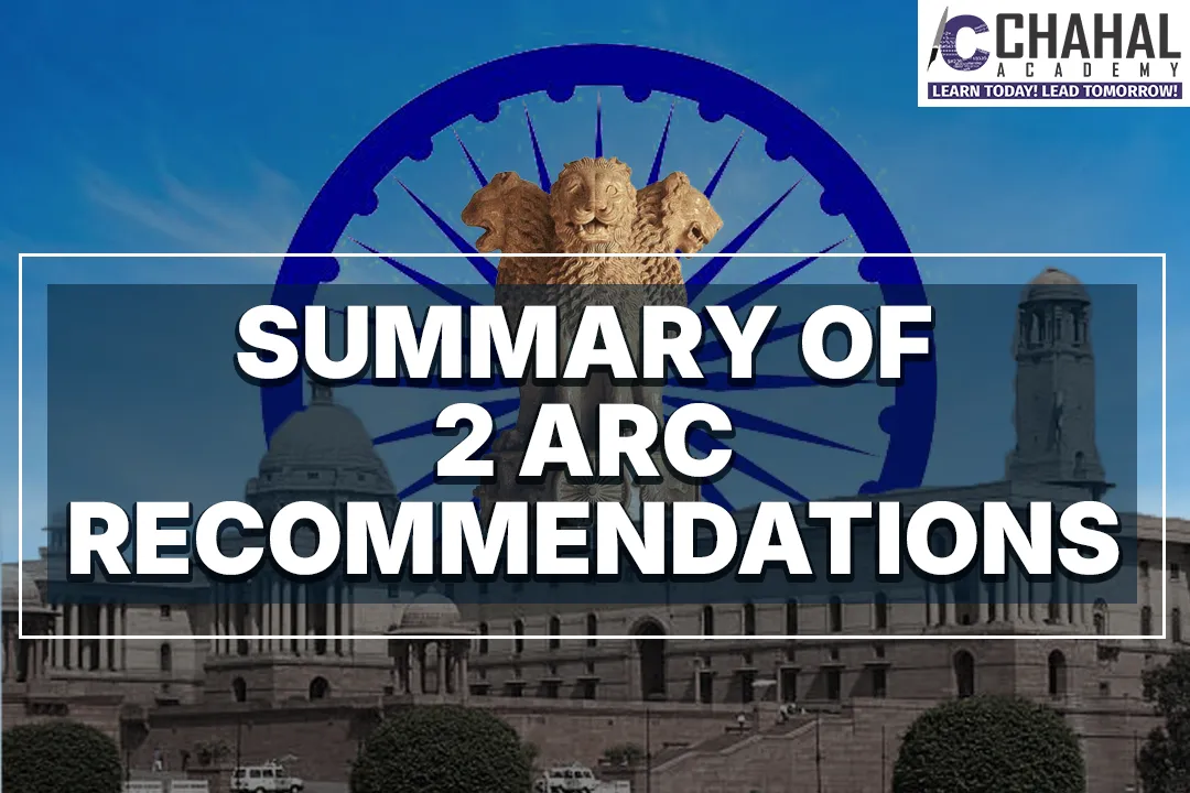 SUMMARY OF 2 ARC RECOMMENDATIONS