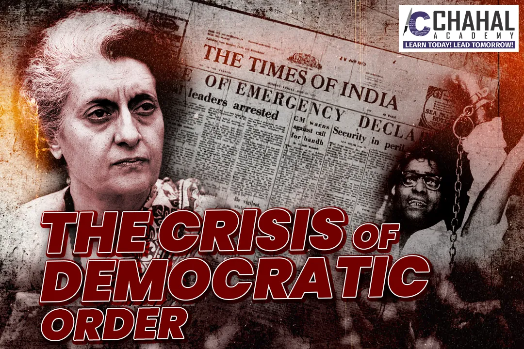 THE CRISIS OF DEMOCRATIC ORDER