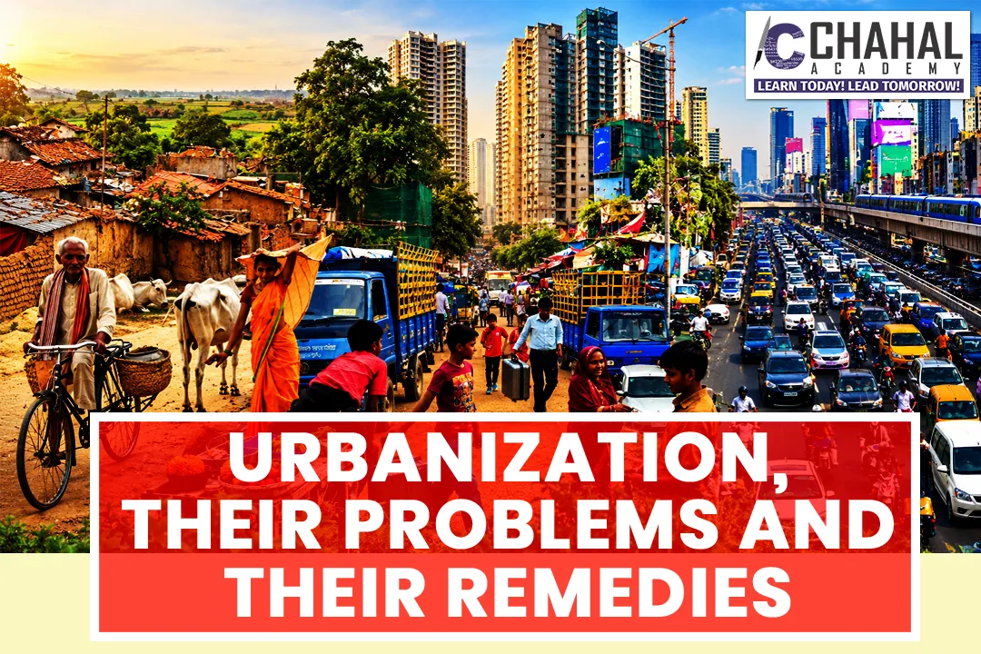 URBANIZATION, THEIR PROBLEMS AND THEIR REMEDIES